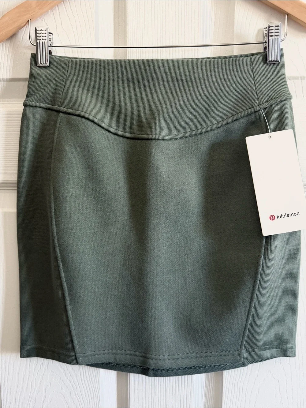 lululemon athletica Olive Green Mini Skirt